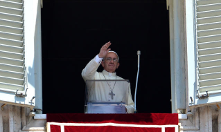 Papa Francisco Ángelus Plaza de San Pedro